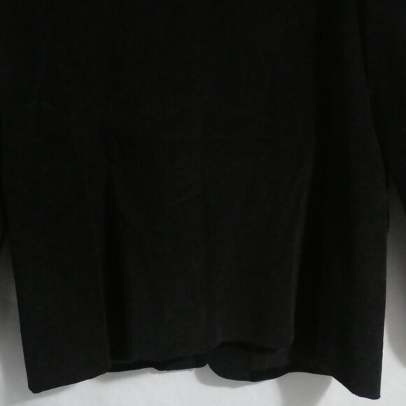 RAFAELLA | size 12 | Women's Black Corduroy / Cords Dress Jacket / Blazer - Picture 13 of 14